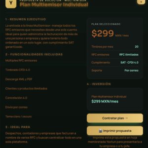 Plan Multiemisor Individual
